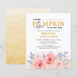 Lámina Parejas de Calabaza Presupuestaria Lilac Floral Ba