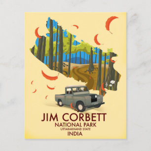 Lámina Parque nacional Jim Corbett, estado de Uttarakhand