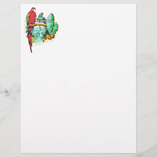 Lámina Parrot Trio (Anverso)