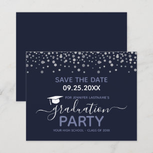 Lámina Parte de graduación Guardar la invitación de fecha