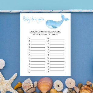 Lámina Partida Infantil Marina. Juego Baby Shower