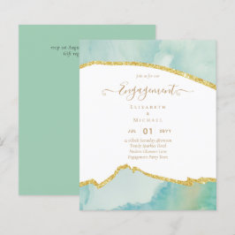 Lámina Partido de compromiso de oro del Agate del PRESUPU