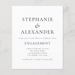 Lámina Partido de compromiso de texto simple de presupues