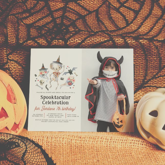 Lámina Partido de cumpleaños de la foto de Halloween en S (Subido por el creador)