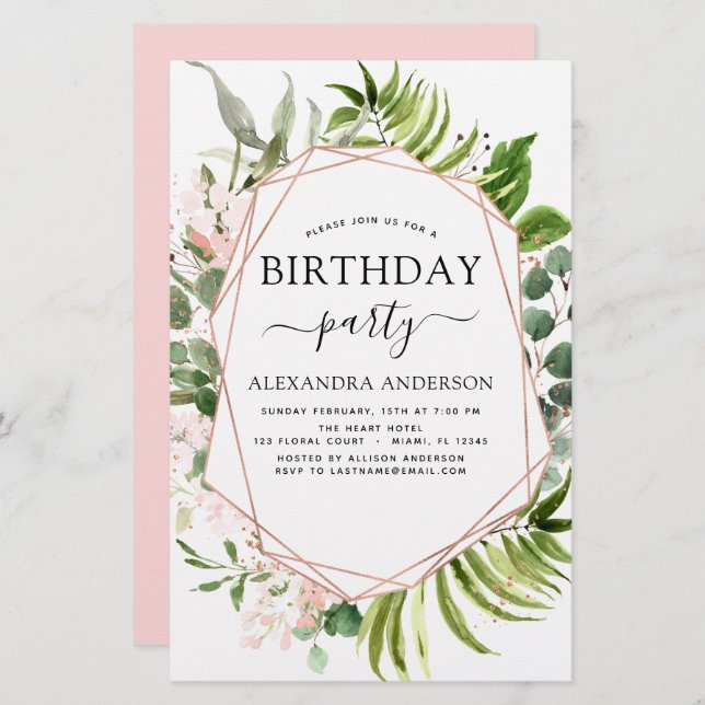 Lámina Partido de Cumpleaños del Presupuesto Eucalyptus B (Anverso / Reverso)