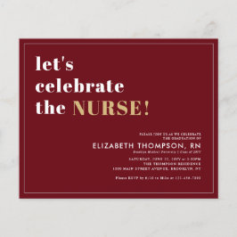 Lámina Partido de Graduación de Enfermeras de la Escuela 