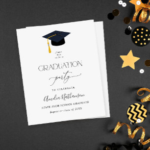 Lámina Partido de Graduación del Gorra de Graduación del 