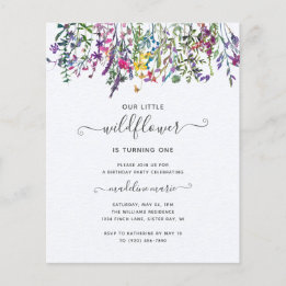 Lámina Partido del Aniversario de la Pequeña Flor Silvest