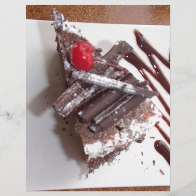 Lámina Pastel de selva negra (Anverso)