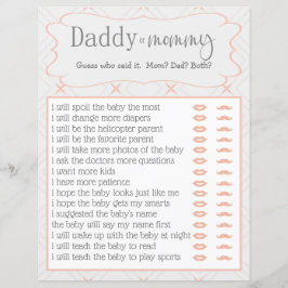 Lámina Pastel Peach y Cream Geometric Quién lo dijo