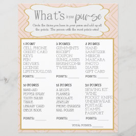 Lámina Pastel Peach y Gold Whats en tu cartera