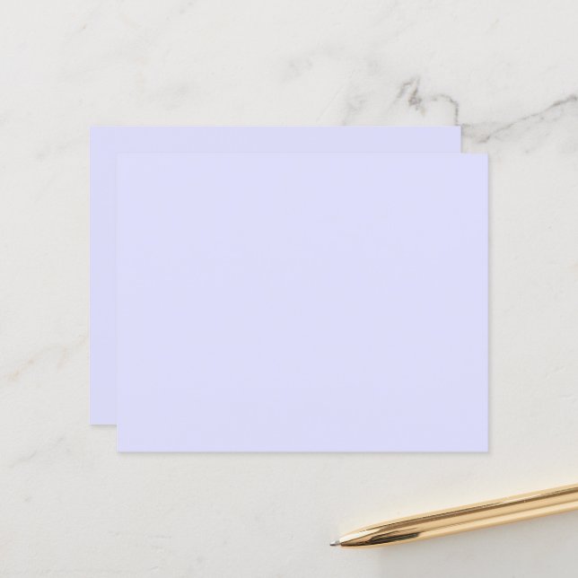 Lámina Pastel Periwinkle Purple (Anverso/Reverso In Situ)