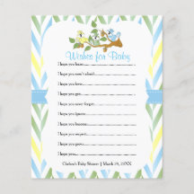 Pastel Squirrel Baby Boy Ducha - Deseos