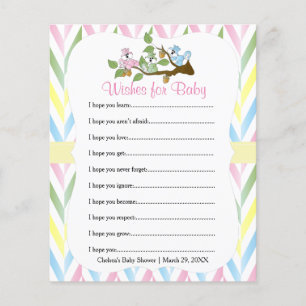 Lámina Pastel Squirrel Baby Shower - Wire