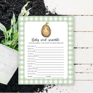 Lámina Patata Cuta - Juego de Cramble de Palabra para Beb