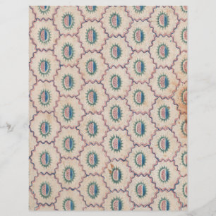 Lámina Patrón abstracto con líneas curvadas y papel de pu