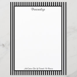 Lámina Patrón clásico profesional de franjas en blanco y 