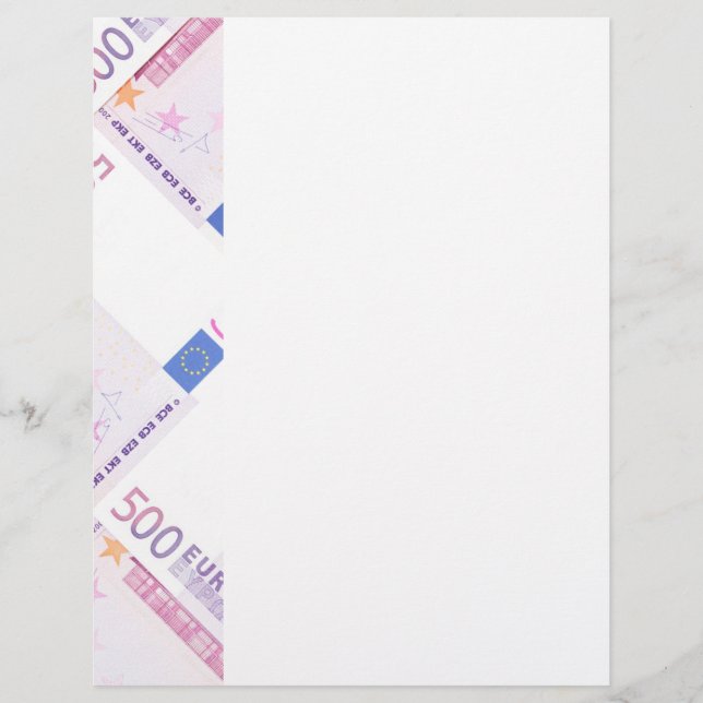 Lámina Patrón de 500 euros (Anverso)