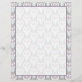 Lámina Patrón de búho Oracle púrpura Pastel