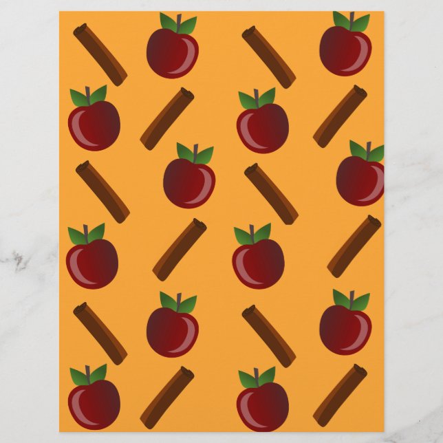 Lámina Patrón de canela de Apple (Anverso)
