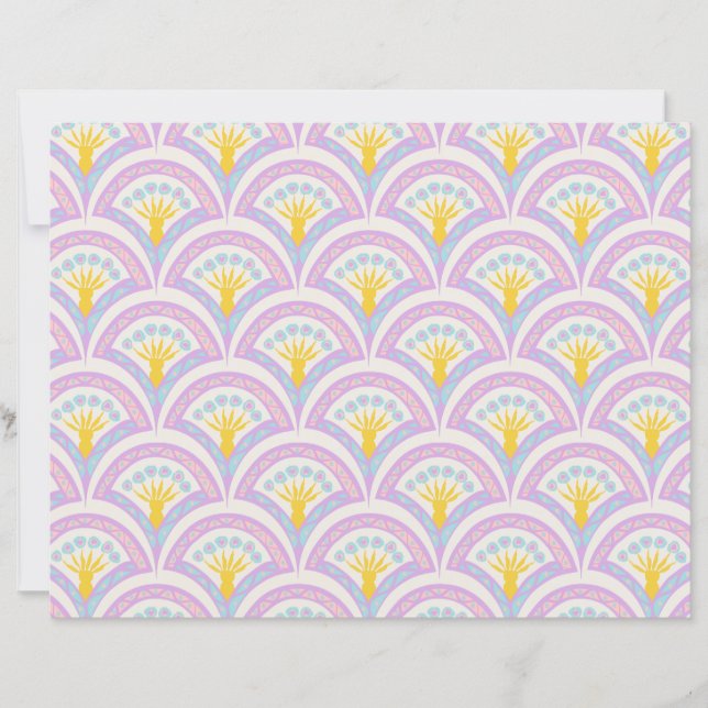 Lámina Patrón de cáscara de color pastel (Anverso)