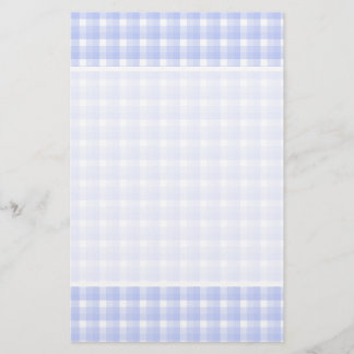 Lámina Patrón de comprobación de Gingham. Azul claro y bl