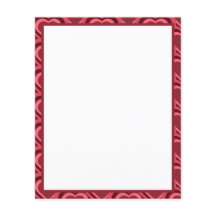 Patrón de corazón rojo