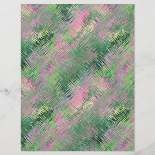 Lámina Patrón de Gel de cristal verde de Jade (Anverso)