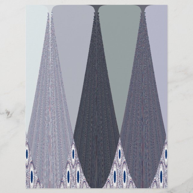 Lámina Patrón de geometría tribal (Anverso)