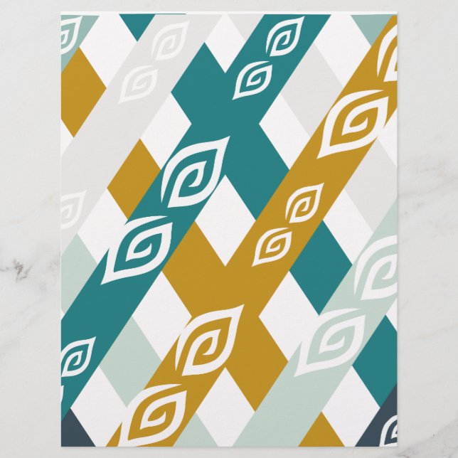 Lámina Patrón de línea diagonal gruesa: (Anverso)