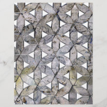 Patrón de mosaico de piedra gris natural flor de l
