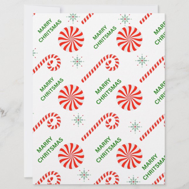 Lámina Patrón de Navidad (Anverso)