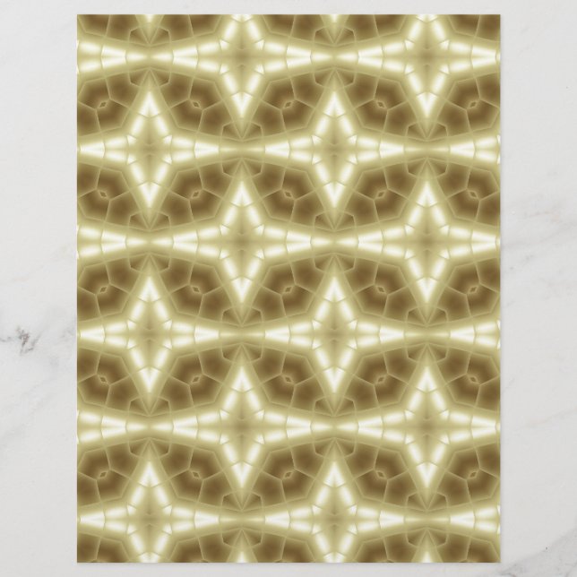 Lámina Patrón de oro abstracto (Anverso)