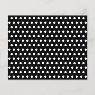 Lámina Patrón de puntos de polka blanco y negro. Delicios
