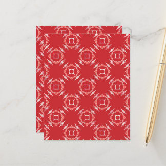 Lámina Patrón de resumen rojo 28.0 Papel de cuaderno