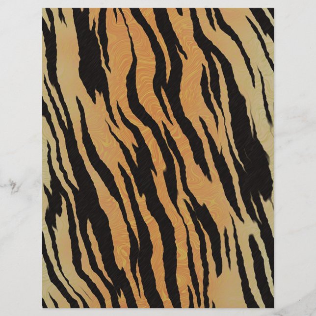 Lámina Patrón de tigre (Anverso)