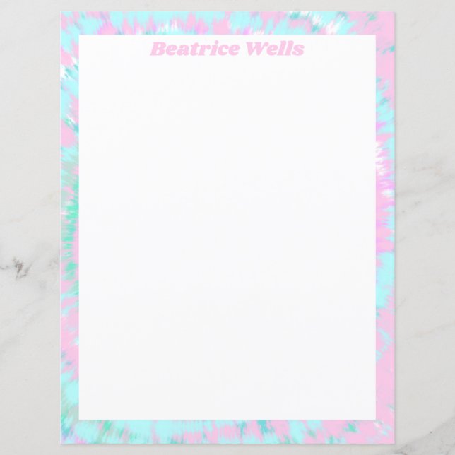 Lámina Patrón de tinte de tinta de pato azul (Anverso)