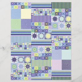 Lámina Patrón de una manta crujiente de Bonito de Nanna