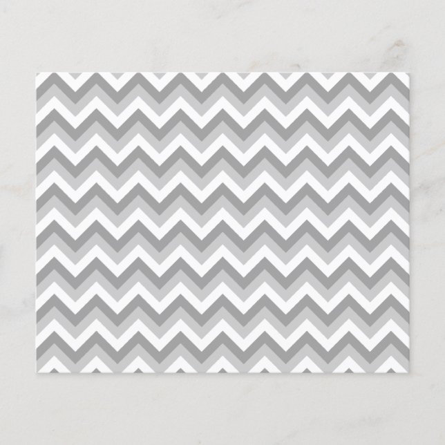 Lámina Patrón de zigzag gris y blanco. (Anverso)