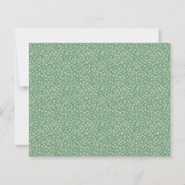 Lámina Patrón Estelar Verde Marino Mint (Anverso)