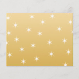 Lámina Patrón estrella de color blanco y dorado