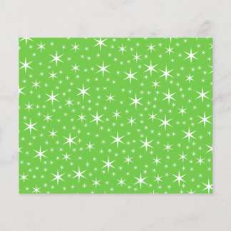 Lámina Patrón Estrella Verde y Blanca.