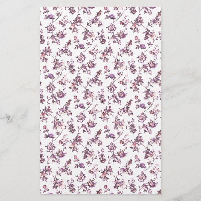Lámina Patrón floral (Anverso)