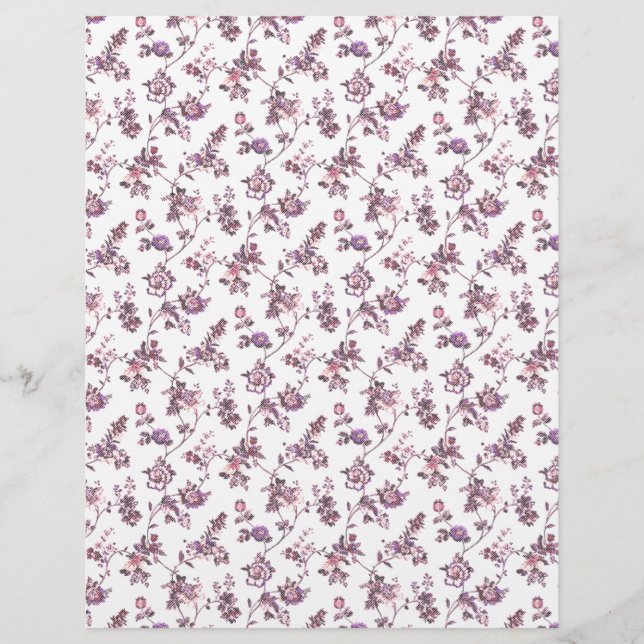 Lámina Patrón floral (Anverso)