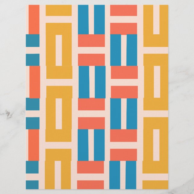 Lámina Patrón geométrico (Anverso)