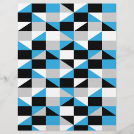 Lámina Patrón geométrico del polígono de gris azul negro 