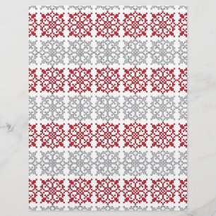 Lámina Patrón geométrico I del signo del SUN letón tradic