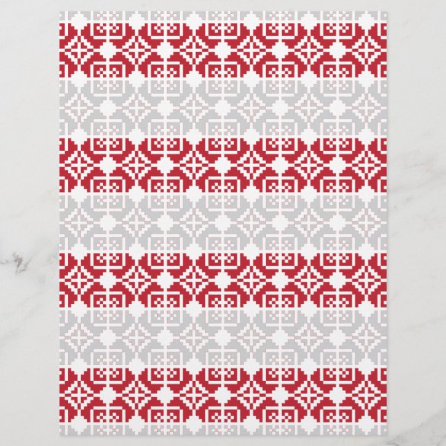 Lámina Patrón geométrico II del SUN matutino (Anverso)