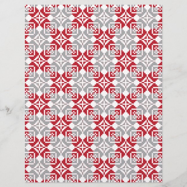 Lámina Patrón geométrico III del SUN matutino (Anverso)