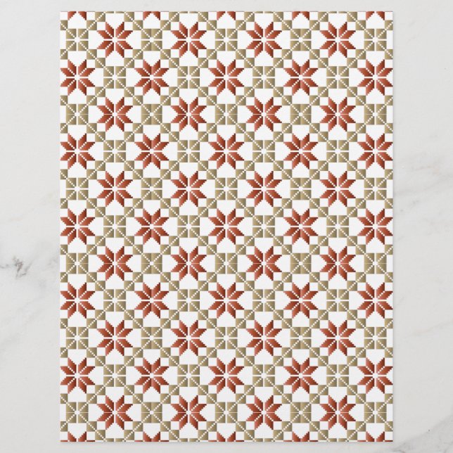 Lámina Patrón geométrico IX del SUN matutino (Anverso)